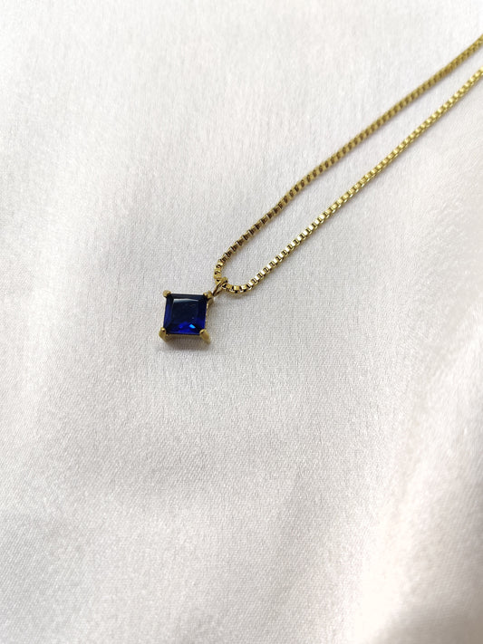 Blue Sapphire Necklace