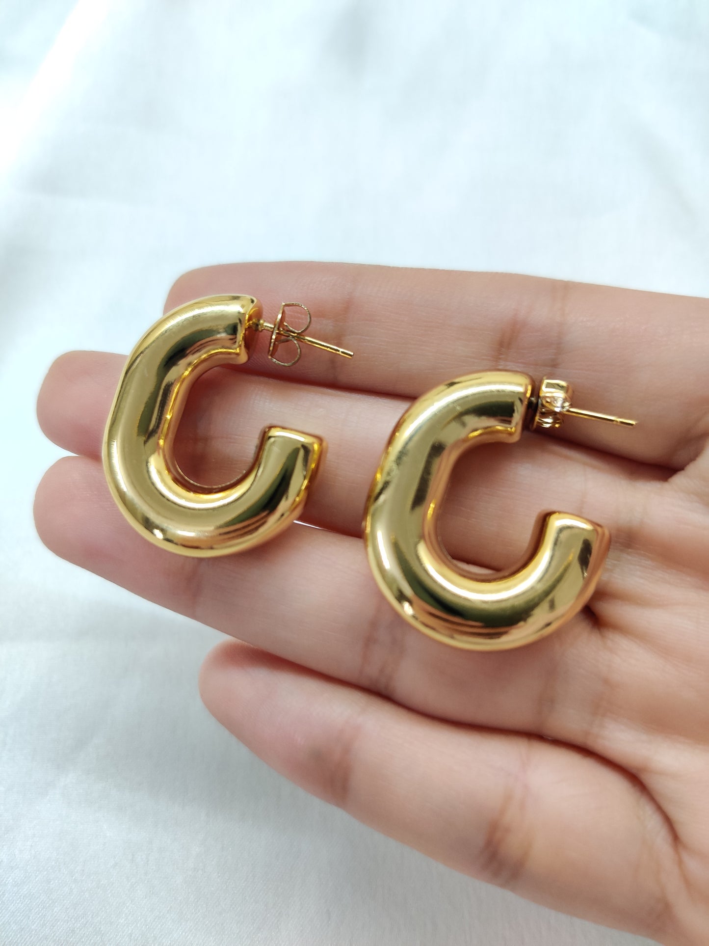 Petunnia half hoops Earrings