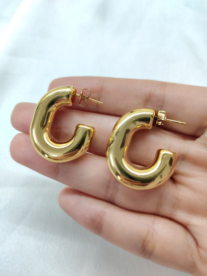 Petunnia half hoops Earrings