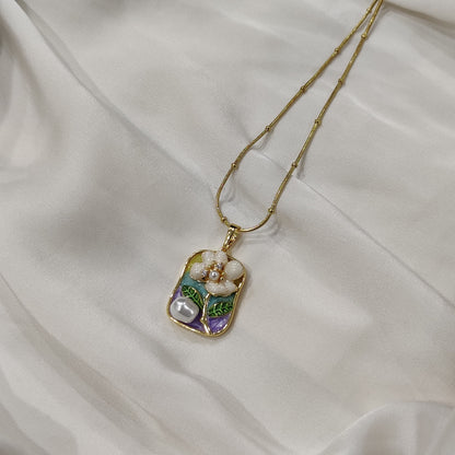 Ceramic Pearl Necklace