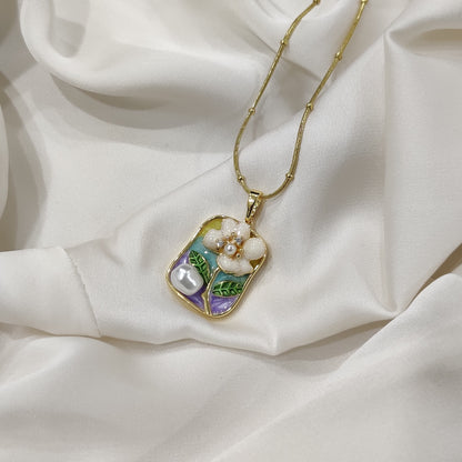 Ceramic Pearl Necklace