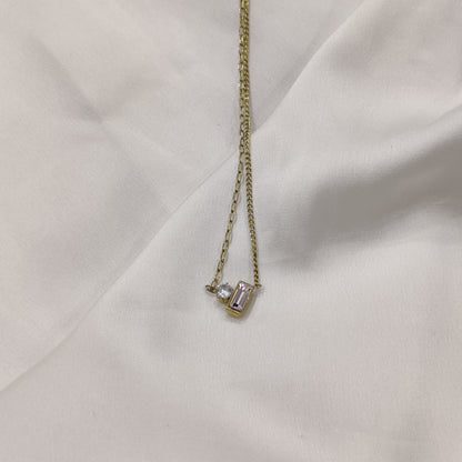 Pink Pebble Necklace
