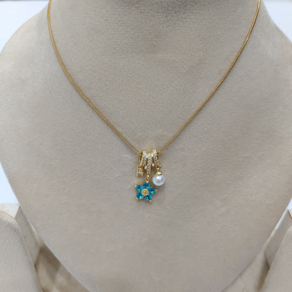 Vega Aqua Necklace