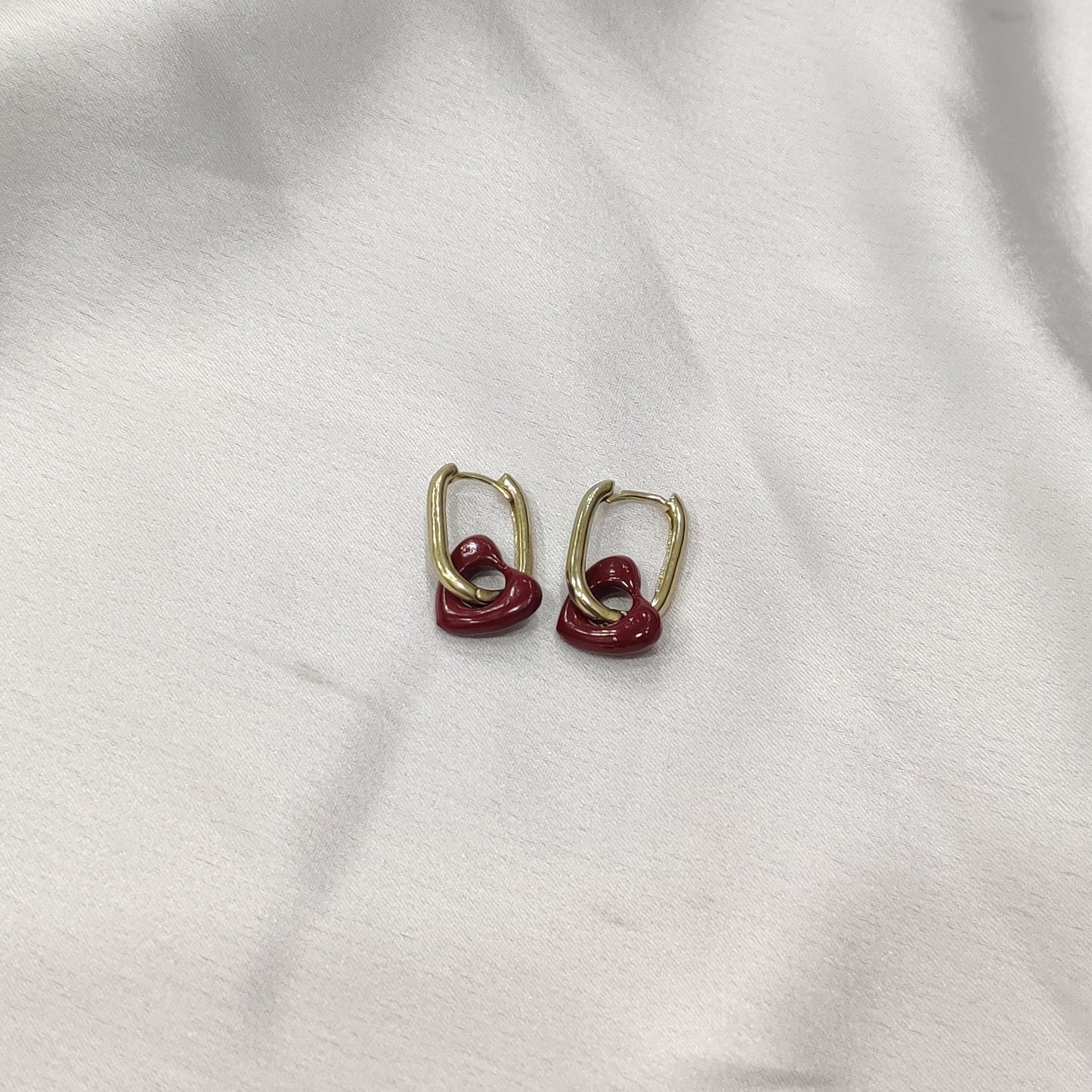 Shelby Earrings- Red Small