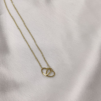 Double Heart Necklace