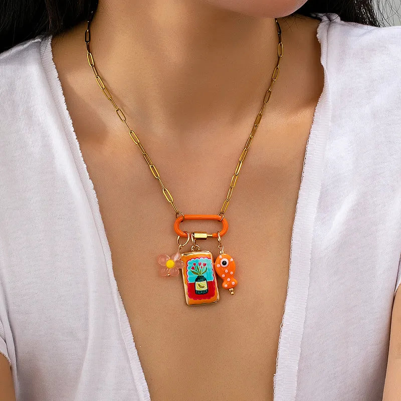 Talia Charms Necklace