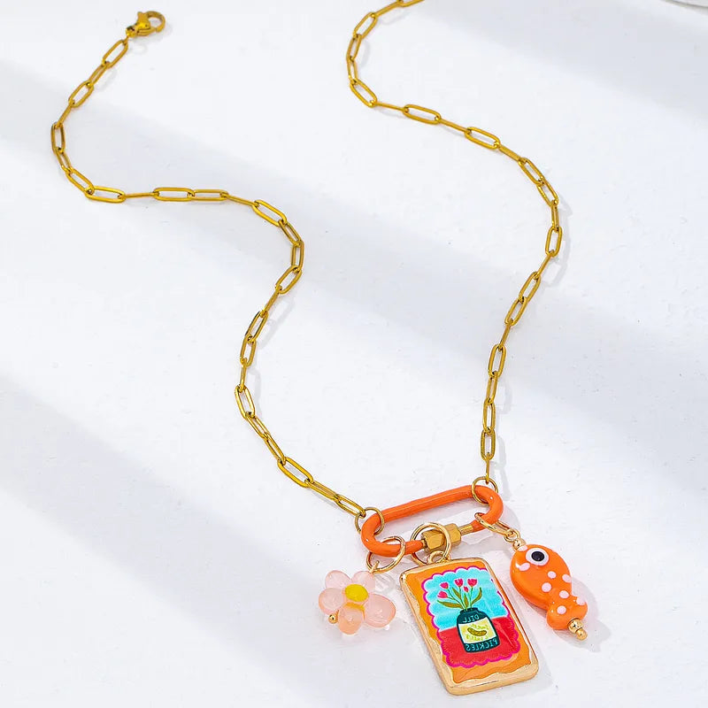 Talia Charms Necklace