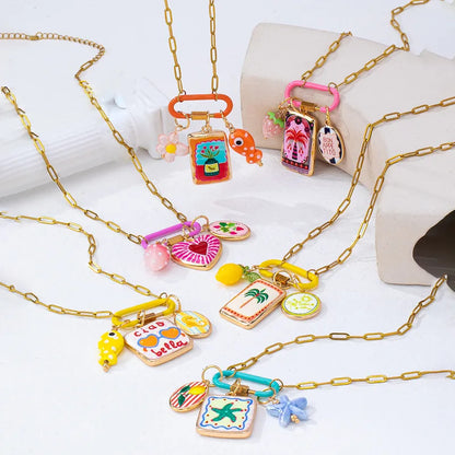 Talia Charms Necklace