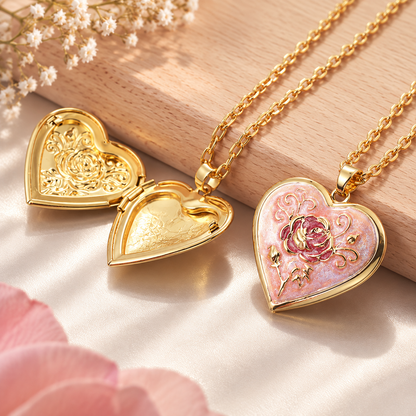 Dear Heart Locket Necklace