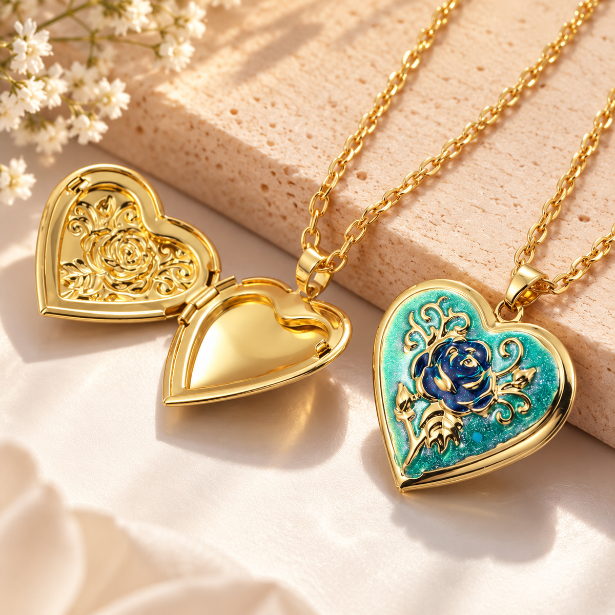 Dear Heart Locket Necklace